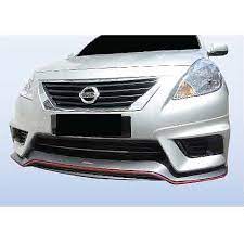 Fully tinted with black window tint film. Nissan Almera 2013 Nismo Bodykit Fiber Shopee Malaysia