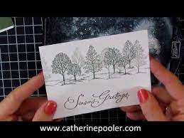 Coordinate with any of our inks or embossing powders for a professional Christmas Card Making Series 1 Stampin Up Lovely As A Tree With Catherine Pooler Youtube
