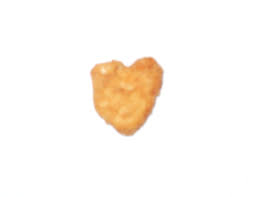 Yes That S A Heart Shaped Chicken Nugget Thank U Wendys Chicken Nuggets Heart Shapes Stud Earrings