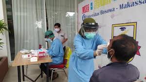 Bosowa Peduli Gelar Test Swab Gratis Jumlah Pendaftar Capai 1 000 Orang Tribun Timur