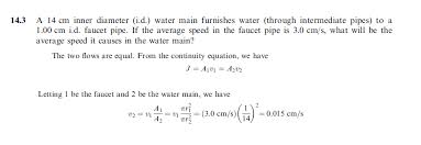 Here's a basic example to demonstrate how innerhtml works. A 14 Cm Inner Diameter I D Water Main Furnishes Water Through Intermediate Pipes To A 1 0 Cm I D Faucet Pipe If The Average Speed In The Faucet Pipe Is 3 0 Cm S What