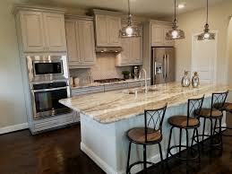 Fantasy Brown Granite And Grey Cabinets Beazerhomes Interior Design Kitchen Contemporary Interior Design Kitchen Small Best Kitchen Countertops