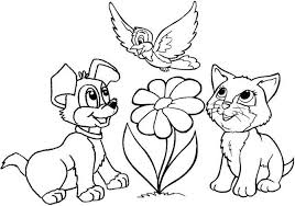 Unicorn cute food coloring pages coloring pages patinsudouest. Cute Cats And Dog Coloring Page Coloring Data Response