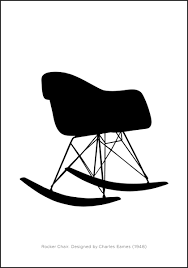 Rar Gyngestol Charles Eames 1948 Poster Gyngestol Eames Charles Eames