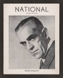 Boris Karloff "ARSENIC AND OLD LACE" Jean Adair 1943 Washington, D.C.  Playbill