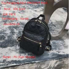 Tas ransel wanita murah 50 ribuan, tas ransel wanita modern, tas ransel mini wanita, tas selempang wanita, tas ransel wanita murah berkualitas, tas wanita, tas gendong wanita murah. Tas Punggung Kecil Smk22474 Black Tas Gendong Mini Wanita Cewek Perempuan Tas Ransel Backpack Pu Shopee Indonesia