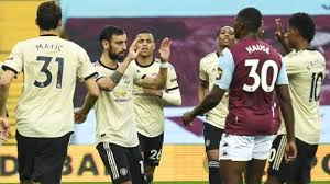 Bertrand traore's goal against the run of play put the hosts in the driving. Aston Villa 0 3 Man Utd Bruno Fernandes Mason Greenwood And Paul Pogba Score Bbc Sport