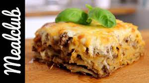En lasagne gjord på crème fraiche är den goda men framförallt nyttiga måltiden. Lasagne Mit Creme Fraiche Hackfleisch Mealclub Youtube