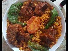 أسهل طريقة لتحضير مقرونة باللحم مشخشخة و محرحرة Pates Tunisiennes A La Viande Youtube Food Meat Beef