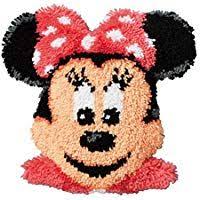 Vervaco Pn 0014641 Formkissen Minnie Mouse Knupfpackung Zum Selbstknupfen Eines Kissens Stramin Weiss 3 Latch Hook Rug Kits Latch Hook Latch Hook Rugs