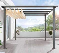 This outdoor pergola gazebo by outsunny is the perfect. Diy Pergola Kit Canopy Included Gardenista