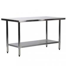 This means you can source a robust stainless steel kitchen sink without the huge price tag. Fdw Stainless Steel Kitchen Prep And Work Table 60 X 24 X 35 Walmart Com Walmart Com