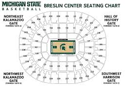 Michigan State University Seating Charts