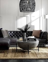 Drum Up Designed By Mermelada Estudio Handmade Coffee Table Resounds With Gl Sectional Living Room Decor Modern Living Room Black Black And White Living Room