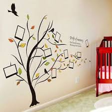 Amovible Grand Arbre Genealogique Cadres Photo Autocollant Mural Salon Maison Deco Salle Des Fetes Mur Diy Arbre Genealogique