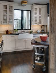 Hidden Kitchen Cart Transitional Kitchen Bay Cabinetry Kitchen Inspirations Hidden Kitchen Kitchen