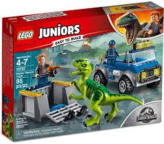 Lego Juniors Raptor Rescue Truck 10757 Lego Jurassic World Lego Juniors Jurassic World Raptors