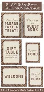Printable Rustic Baby Shower Table Signs Six Signs Welcome Etsy Rustic Baby Gift Table Signs Rustic Baby Shower