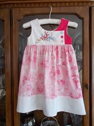 Girl S Size 6 7 Dress Upcycled Girl S Dress Sleeveless Girl S Size 6 7 Dress Girl S Embroidered Summer Dress Embroidered Summer Dress Dresses Baby Girl Dresses