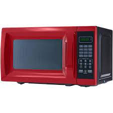 Hell's kitchen 6 piece essential cookware set. Mainstays 0 7 Cu Ft 700w Red Microwave Oven Walmart Com Walmart Com