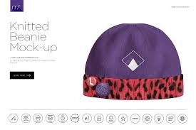 Download Knitted Beanie Mock Up Knit Beanie Mockup Free Psd Mockup Template Free