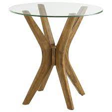 Wooden dining table stand design. Wood Base Glass Top Dining Table Ideas On Foter