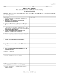 Trump's cabinet includes vice president mike pence and the heads of the 15 president trump's cabinet. Unit 5 Test Review