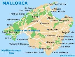 Kleine Kaart Mallorca Mallorca Palma De Mallorca Vakantie