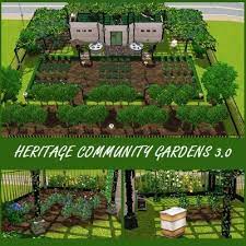 Heritage Community Gardens 3 0 By Starguru The Exchange Community The Sims 3