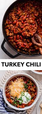 Turkey Chili This Is The Best So Flavorful Easy To Make And The Ground Turkey Is Ground Turkey Recipes Healthy Healthy Turkey Recipes Chili Recipe Turkey
