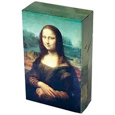 Sublime et puissant léonard, de giorgio vasari, paru aux éditions espaces et signes. Boite A Cigarettes Metal Peintre Leonard De Vinci Mona Lisa La Joconde Cdiscount Maison