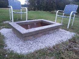 Hold a piece of cardboard against the stone work when spraying to protect the stone from the paint. Diy Fire Pit With Custom Cap Stone Your Projects Obn