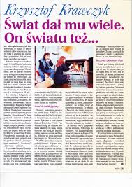 Jego piosenki strasznie dobrze się słucha na domówkach przy alkoholu. Krzysztof Krawczyk Singer Retro Magazine Pictorial Poland April 2021 Famousfix