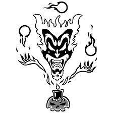 This alphabet is under revision to include all letters. Rock Pop White Joker Card Icp Insane Clown Posse The Wraith 7 Decal White Medalex Rs