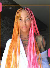 10 Black Women Making The Tattoo Industry More Colorful Hair Styles Braided Hairstyles Colored Braids