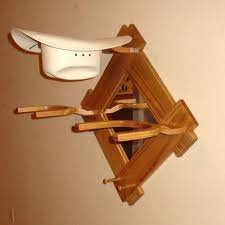 Cowboy Hat Rack Colgador De Sombreros Bobinas De Madera Muebles De Tarima De Madera