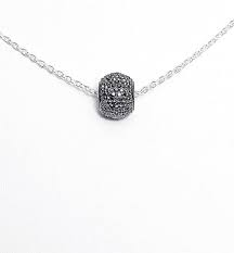 Silver Pave Cubic Zirconia Disco Ball Necklace Silver Etsy Delicate Silver Necklace Handmade Necklace Designs Silver Necklaces