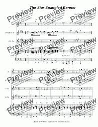 Free sheet music at capotasto music. The Star Spangled Banner Duet For Soprano And Alto Saxophone Pdf