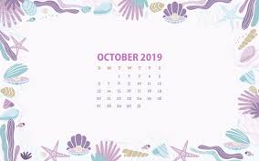 October 2019 Desktop Calendar Wallpaper Calendar Wallpaper Desktop Calendar Desktop Wallpaper Calendar