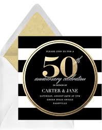 50th Wedding Anniversary Invitations Wording Ideas And Designs