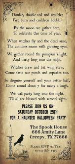 Crafty In Crosby Halloween Party Invitation 2014 Halloween Poems Halloween Party Invitations Halloween Invitations