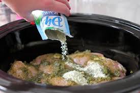 Line a cookie sheet with aluminum foil. Pesto Ranch Crock Pot Chicken Thighs Recipe Picky Palate
