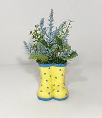 See also various other 10 attractive ceramic rain boot vase on our website! Mini Ceramic Rain Boots Vase Novelty Planter Small Petiti Floral Arrangement Decoration Summer Garden Flower Accent Planter Arrangement Summer Flowers Garden Planter Arrangements Novelty Planters