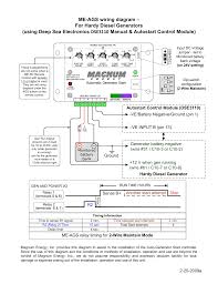 8x 6 volt batteries in series in 2 parallel strings or 48 volt @ 800 ah rating. Hardy Diesel Generator With Dse3110 Controller Wiring Diagram Manualzz