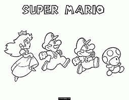 Top 20 free printable super mario coloring pages online. Mario Bros Coloring Page Coloring Home