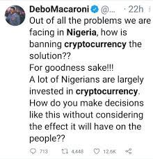Local news business and economy. Nigerian Cryptocurrency Cbn Ban Crypto Dogecoin Bitcoin Ethereum Trading In Nigeria How Atiku Davido Odas Use Cowtocurrency React Bbc News Pidgin