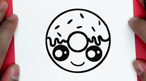 New pic unicorn drawing tutorial ideas : How To Draw A Cute Doughnut Draw Cute Things Youtube