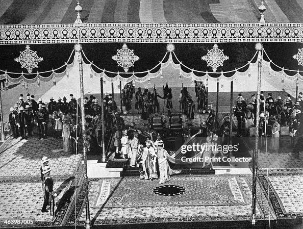 King George V and Queen Mary at the Delhi Durbar, India, 1911 . King... News Photo - Getty Images