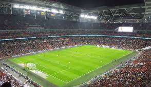 The earlier wembley stadium, originally called the empire stadium, was often referred to as the twin the first game involving the full english national team was a friendly played on 1 june 2007. Wembley Stadium London The Stadium Guide