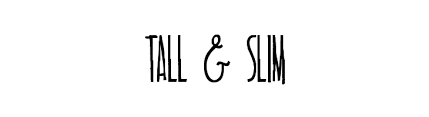 Only fonts with accents euro. Tall Slim Font Ffonts Net